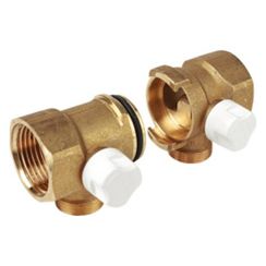 Элемент модульного коллектора Giacomini кр., с вентилями 1 x 16 x DN25 (2), R585TY105