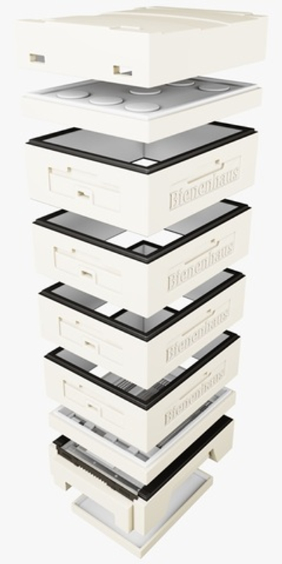 Комплект 6 улей 10 рамочный Дадан