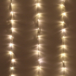Гирлянда для улицы ЗАНАВЕС «Водопад» ш3,0* в2,0 м 480 ламп LED, прозр.пров, 6 реж, IP-54, Теплый белый (возможность соединения)