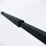 Душевая перегородка Niagara Nova NG-582-90BLACK (90х200) черный матовый,стекло белый градиент,1 место