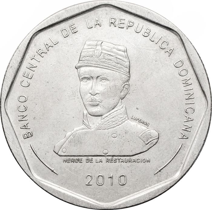 25 песо 2010 Доминикана