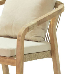 Обеденная группа из акации RIMINI M со столом 170 см SALE Распродажа