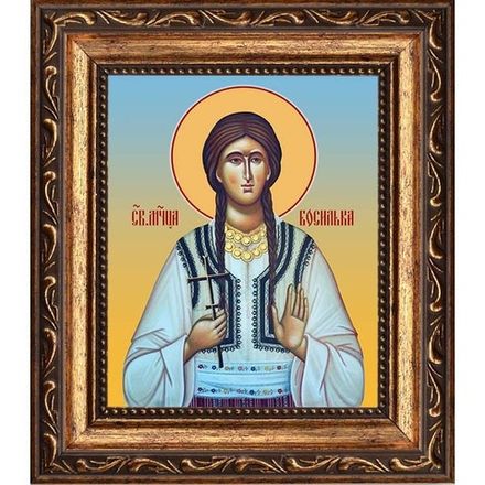 Босилька Пасьянская (Раичич) мученица. Икона на холсте.
