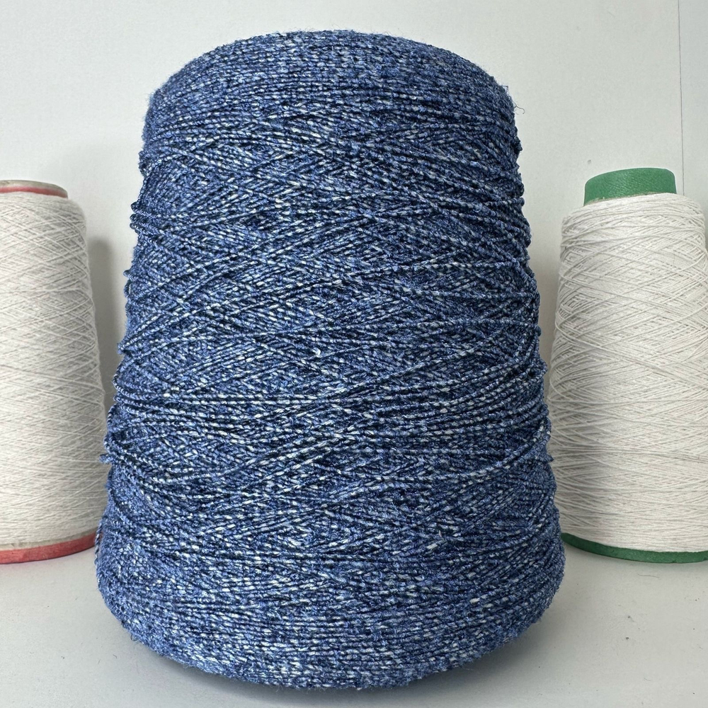 DENIMCHIC - Pinori Filati S.p.A; 67% хлопок, 33% п/а; шнурок; 370м/100гр; col/ 7833