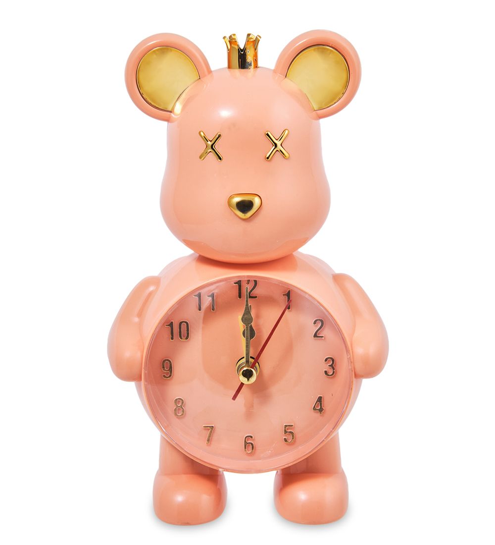 GAEM Art CL-09/2 Будильник «Медвежонок» персиковый