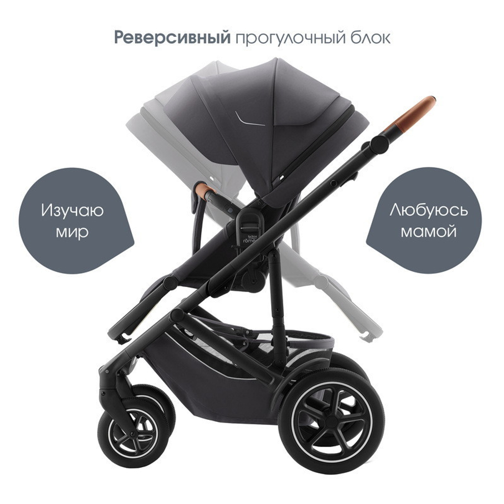 Коляска 3 в 1 Britax Roemer Smile 5Z и автокресло Baby-Safe PRO LUX Warm Caramel Midnight Grey