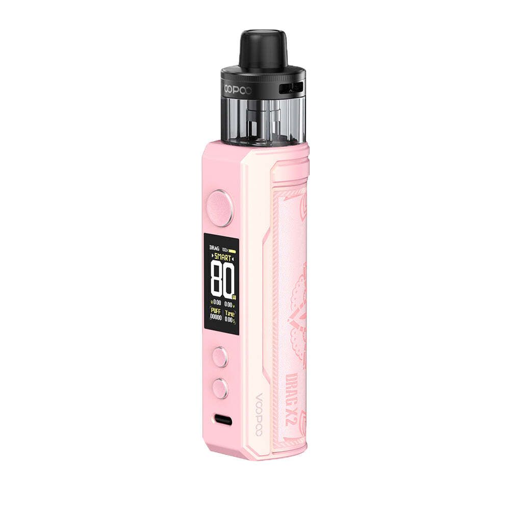 Набор Voopoo DRAG X2 Pod Kit - Glow Pink Набор Voopoo DRAG X2 Pod Kit - Glow Pink