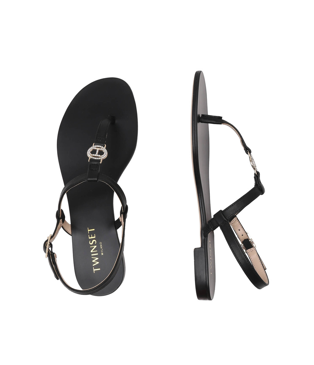 Босоножки TWINSET - черный(241TCT100)