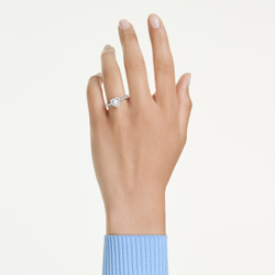 UNA:RING HRT WHITE/RHS 52