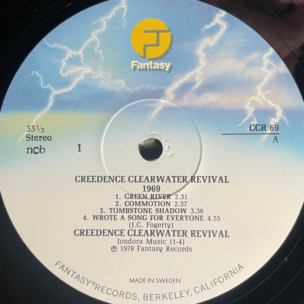 Creedence Clearwater Revival ‎– 1969 2LP (Скандинавия 1978г.)