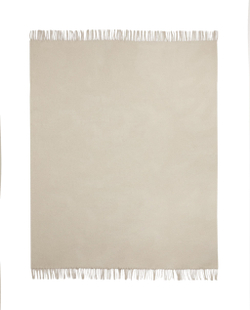 Zara Home плед из хлопка, экрю, 130x170 см