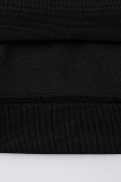 ZARA КОМПЛЕКТ ИЗ ТОЛСТОВКИ И БРЮК-ДЖОГГЕРОВ, ЧЕРНЫЙ