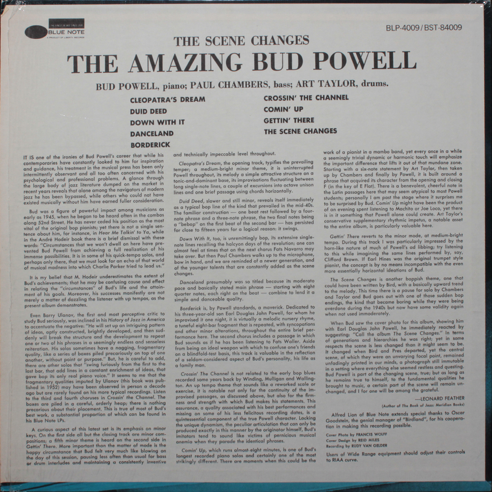 The Amazing Bud Powell / The Scene Changes (LP)