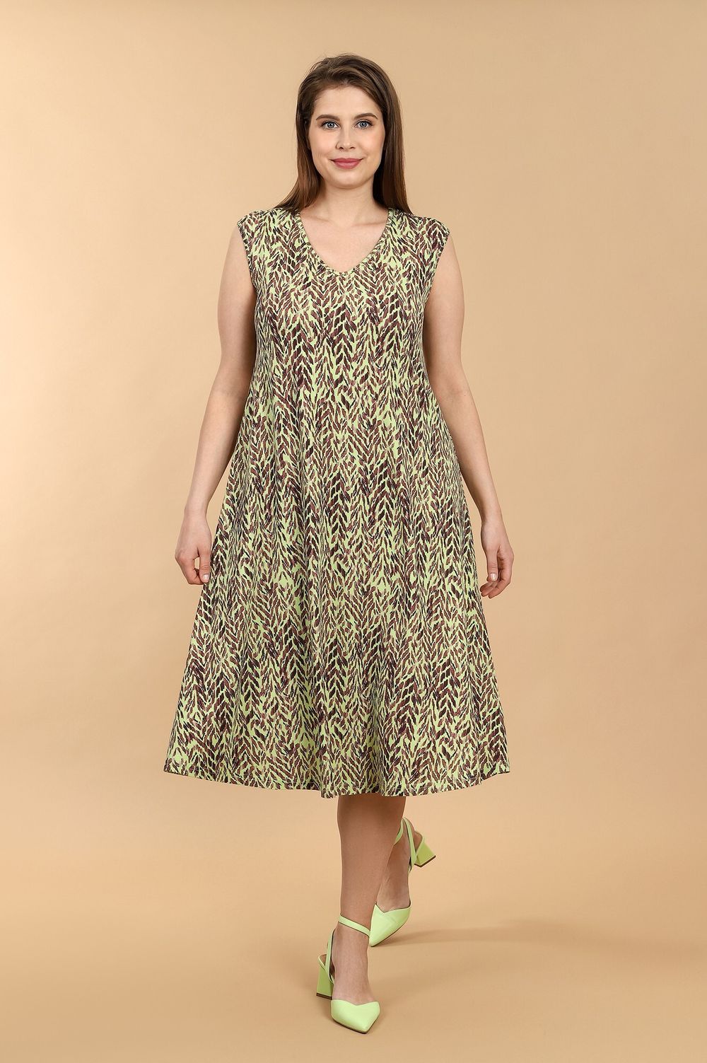 Сарафан Дыхание лета-2 Виотекс ЗЕЛЁНЫЙ