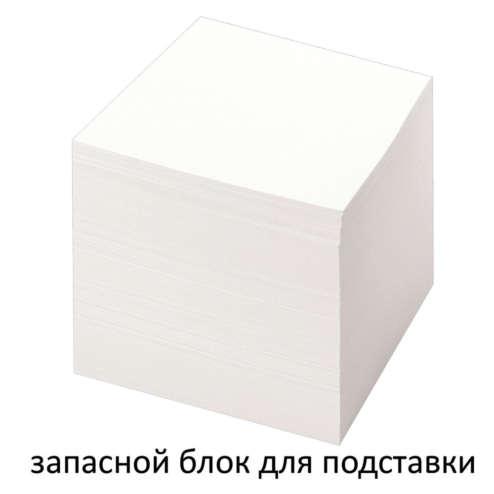 Блок для записей STAFF непроклеенный куб 8х8х8 см белый белизна 90-92% (8 штук в упаковке)