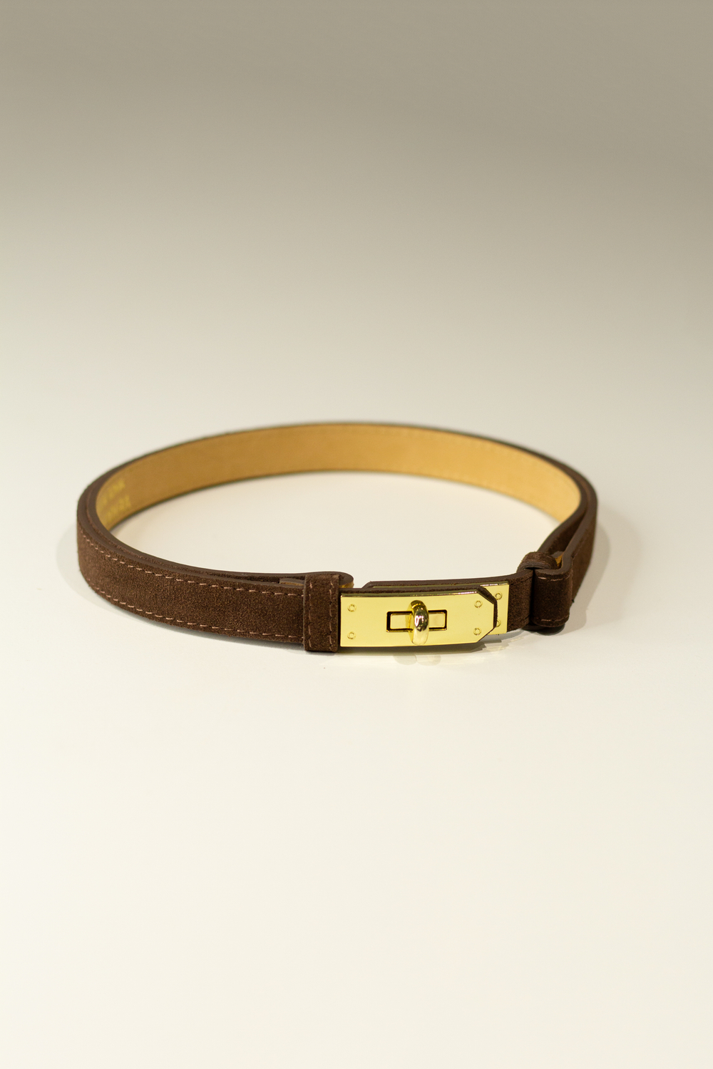 Ремень поясной замша