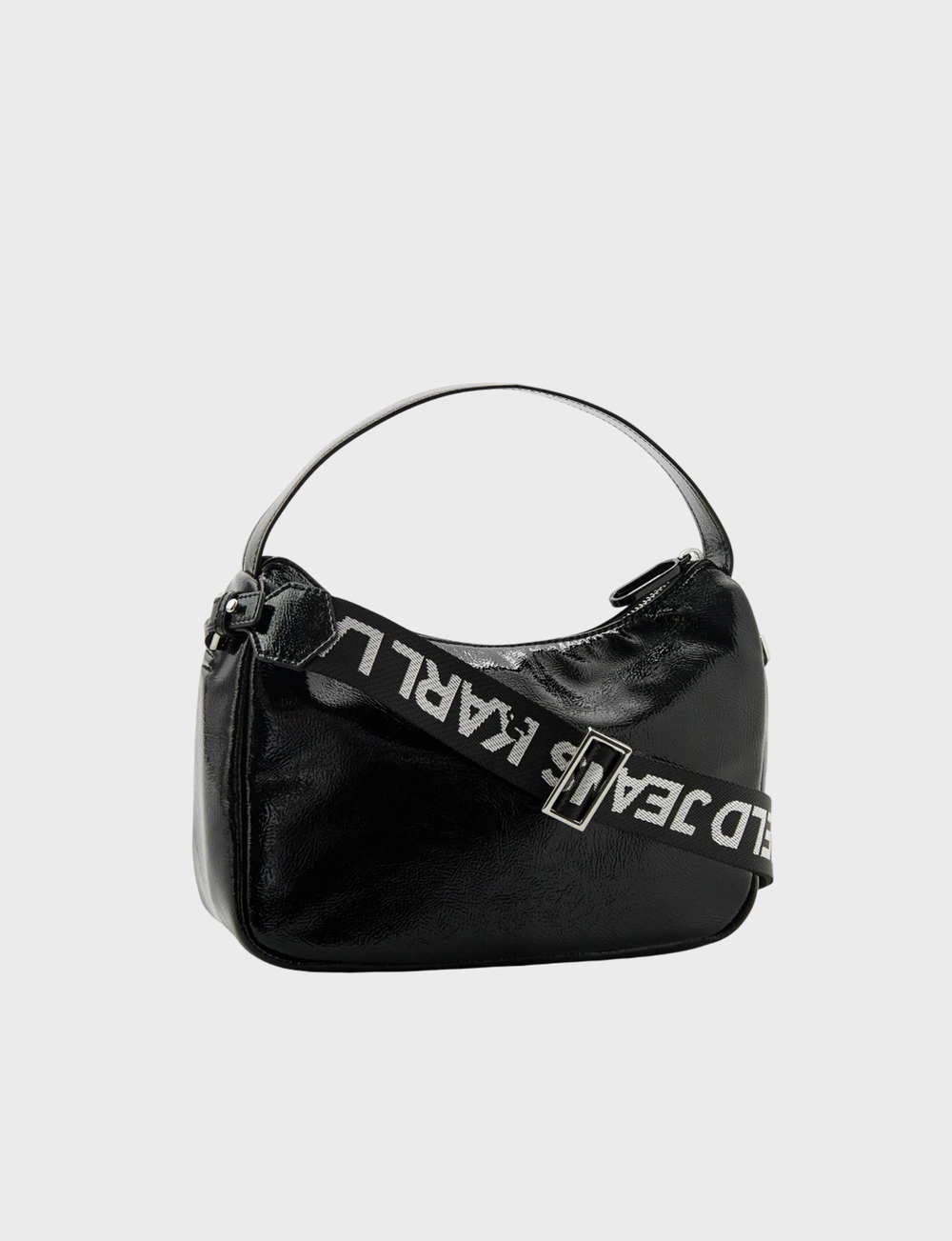 Сумка KARL LAGERFELD JEANS Box Logo Mini Hobo Glossy