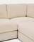 Alea 5-местный модульный угловой диван со съемным чехлом из шенилла цвета экрю 310 x 310 см