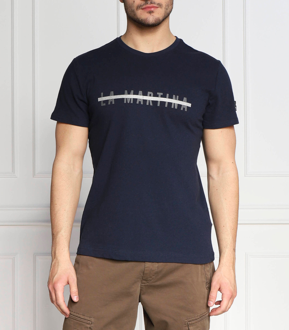 футболка La Martina - темно-синий(VMR302 JS357)