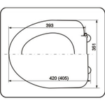Сиденье для унитаза СУ 77.05.00 Уклад (Лада, Идеал, Виктория, Стандарт)