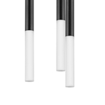 L5T747137 Люстра TUBO LED 25W 1250LM 360G ЧЕРНЫЙ 3000K (574727+747137(5шт)