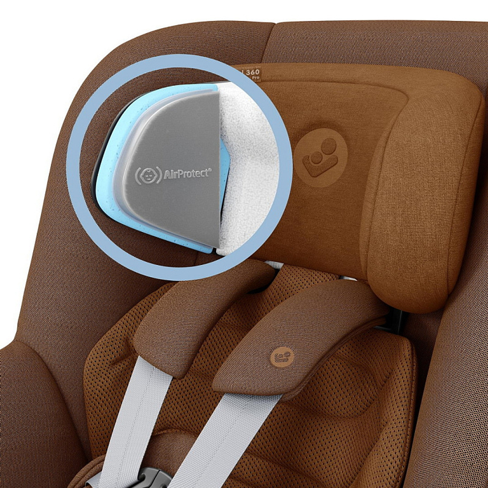 Автокресло Maxi-Cosi Pearl 360 Pro 0-18 кг с базой Family Fix 360 Pro Next Authentic Cognac/коньяк