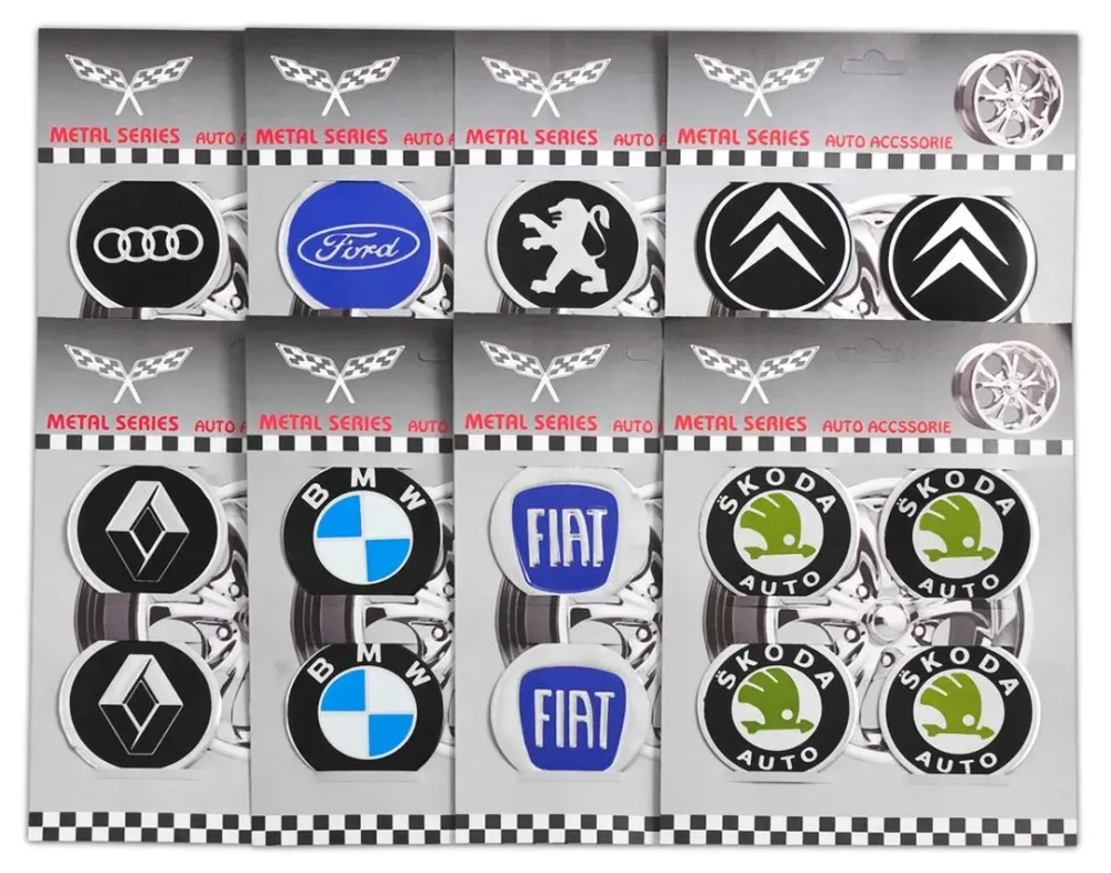 Наклейки на колпак 55мм Honda 4пр (металл) KOTA