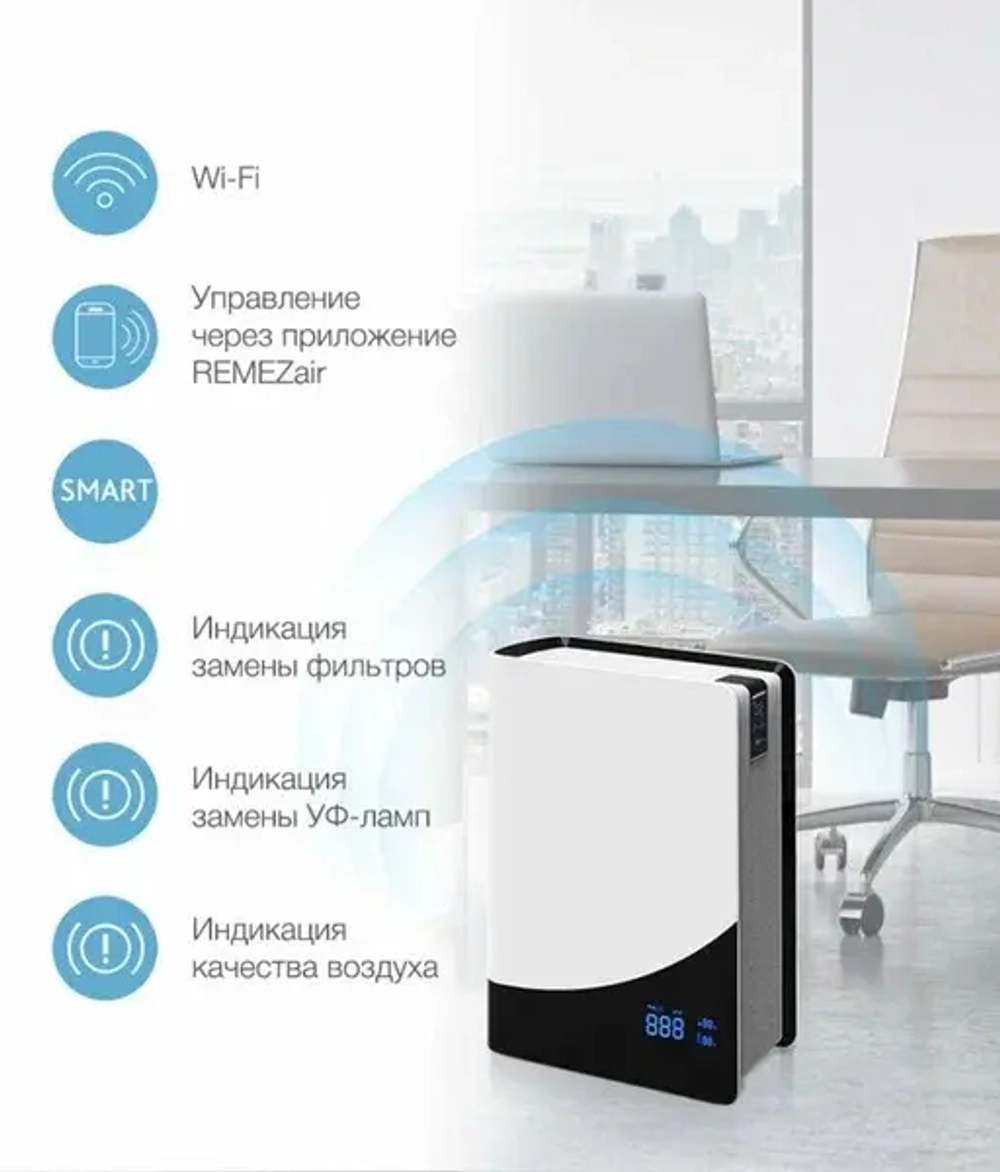 Очиститель воздуха REMEZair RMA-201