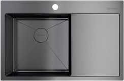 Мойка Omoikiri Akisame 78-GM-L нерж.сталь/вороненая сталь (4973099)