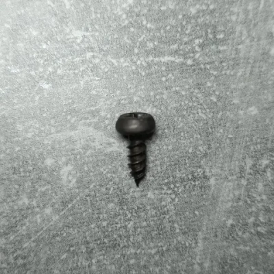 Стальной саморез клоп 3,5*9,5 темный с конусовидной головкой для монтажа металлических профилей