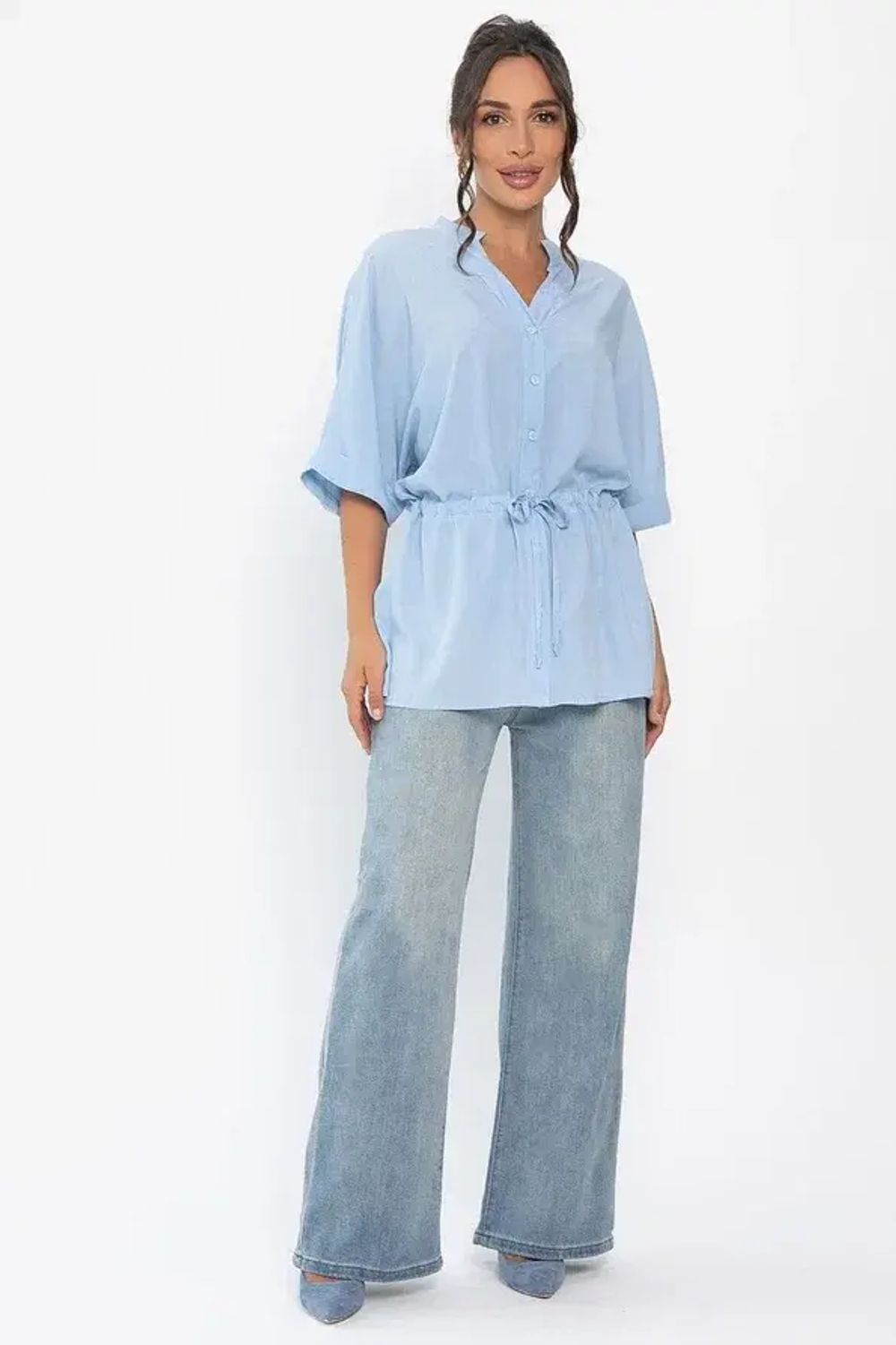 Блуза Мариша (голубая) Б13981-30М LT Collection
