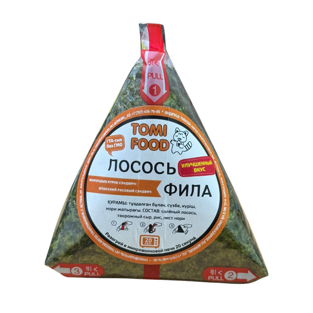 Онигири Tomi Food Лосось Фила 100 гр