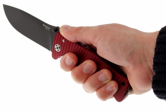 Складной нож Lion Steel "SR-1 ORIGINAL" L/SR1A RB c клинком из стали D2, рукоять ERGAL