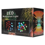 Электрогирлянда LED цветная с насадкой Шар прозрачный, длина насадки 2см, 28 ламп, 5м, 1 р.м.