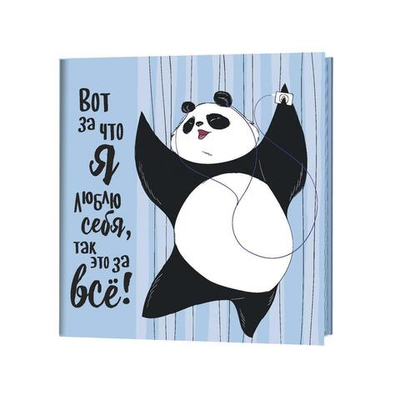 Блокнот Пандыч (светло-синий), 13*13см, 64 стр. (Контэнт)