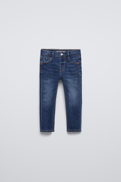 ZARA БАЗОВЫЕ ДЖИНСЫ СКИННИ, СИНИЙ