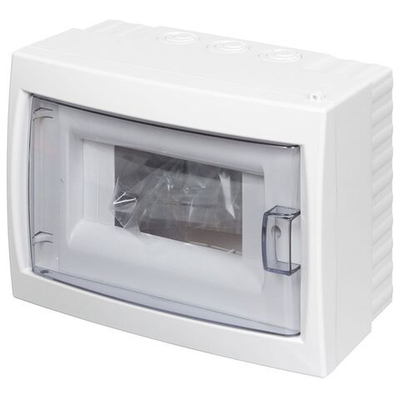 Бокс настенного монтажа навес, КНО-6Д, пластик, БелТИЗ, 6мод, IP20, УТ000002701