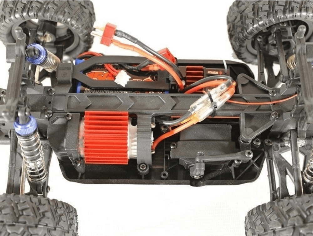 Радиоуправляемый монстр Remo Hobby Smax красный 4WD RTR масштаб 1:16 2.4G - RH1631-Red