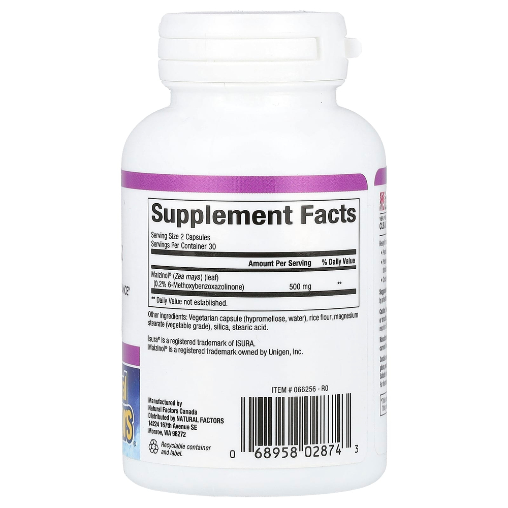 Natural Factors, Stress-Relax®, ZZZ для спокойствия, 60 вегетарианских капсул (250 мг на капсулу)