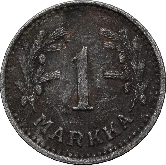 1 марка 1943-1952 Финляндия