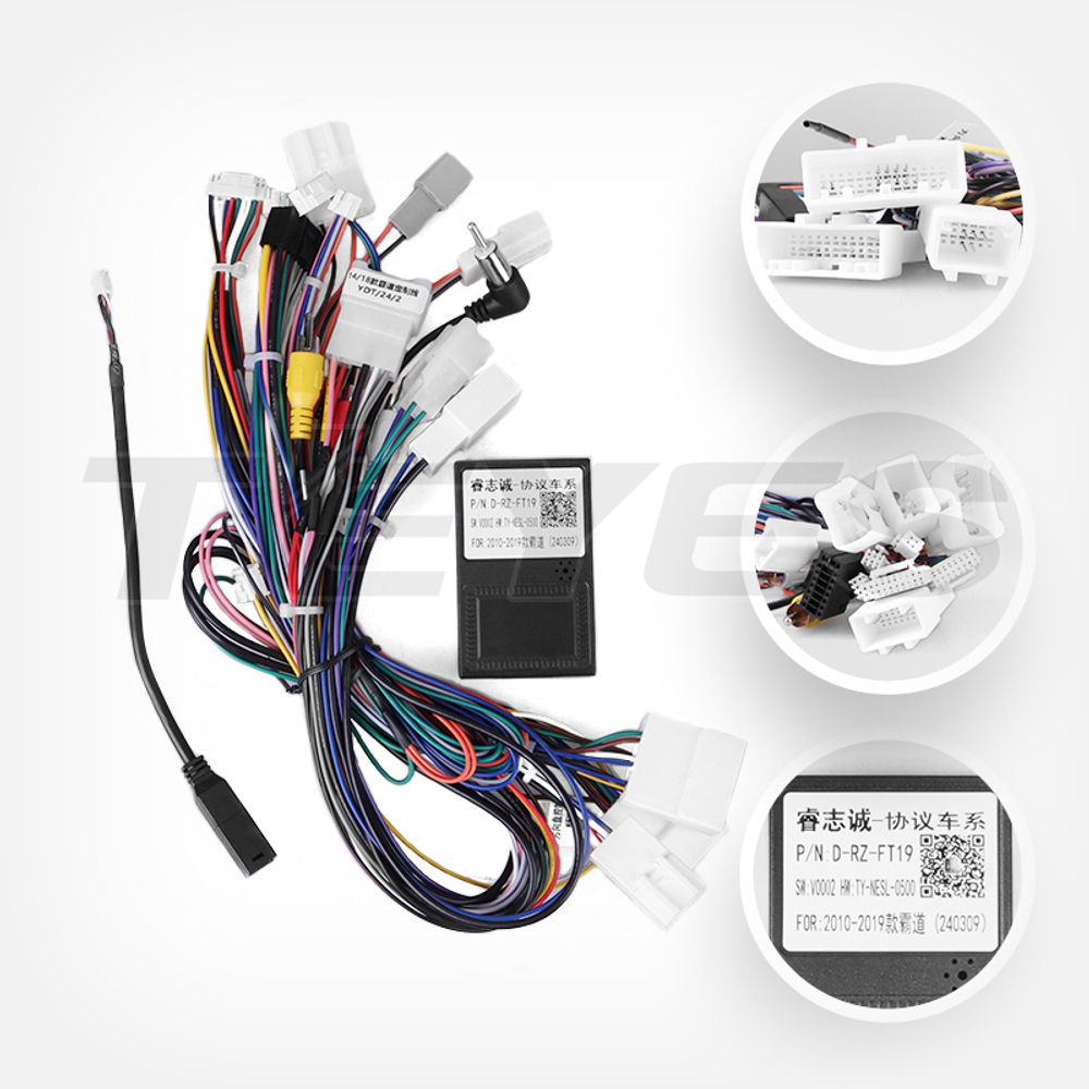 Магнитола Toyota Land Cruiser Prado 150 2017-2019 (поддержка 360, рамка LUX) - FarCar монитор 12.3" 2K QLED на Android 14, TS10, CarPlay, 4G SIM-слот