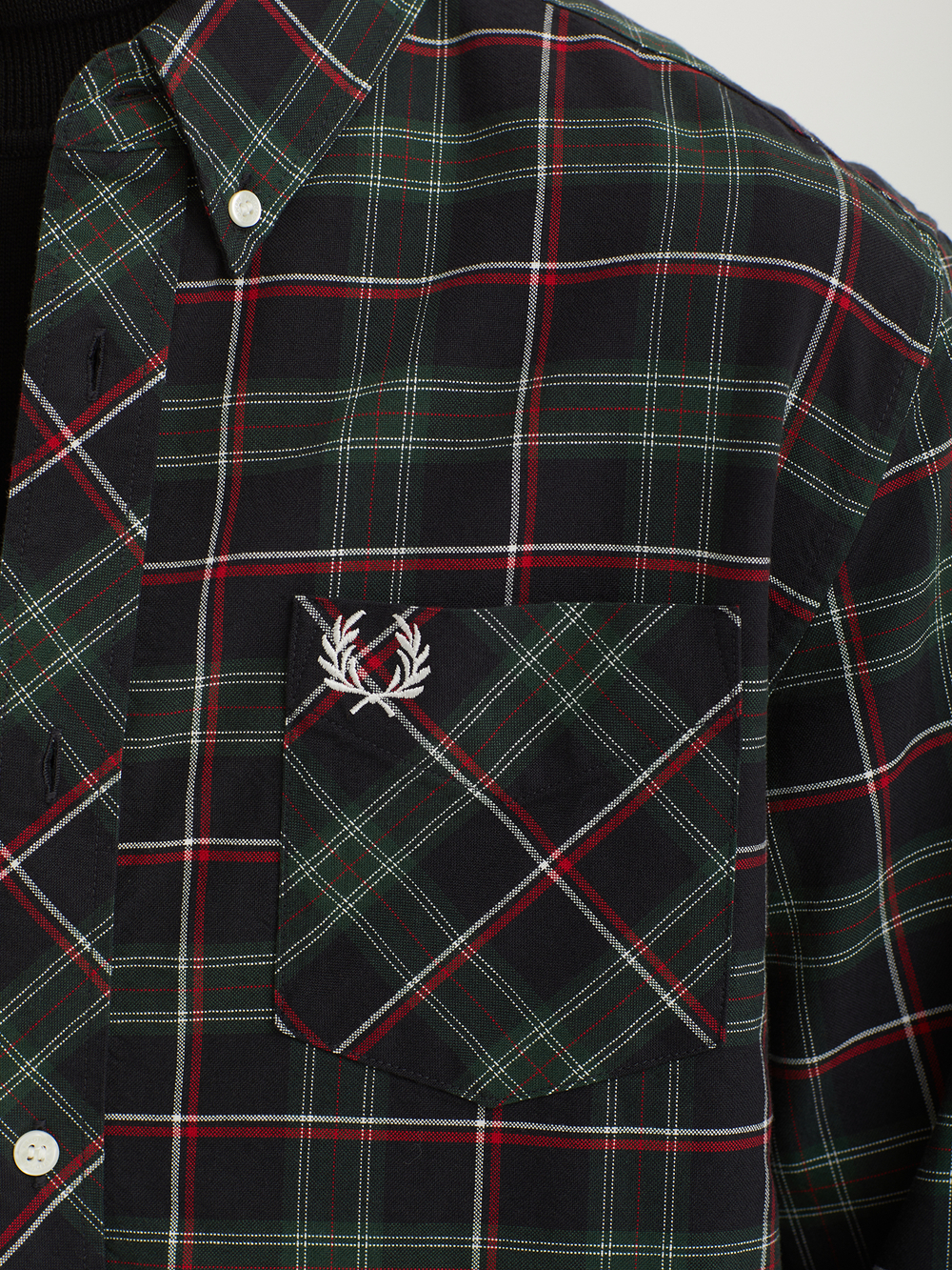 Мужская Рубашка Fred Perry Tartan