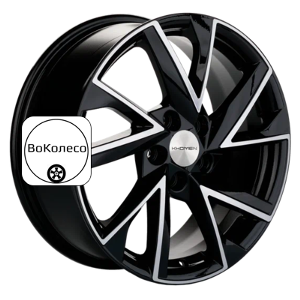7x17/5x108 ET40 D54,1 KHW1714 (Jac/Москвич 3) Black-FP Khomen Wheels