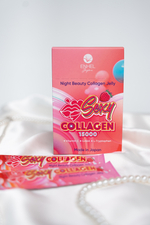 Коллаген ночной в желе со вкусом клубники «SEXY COLLAGEN» для омоложения во время сна
