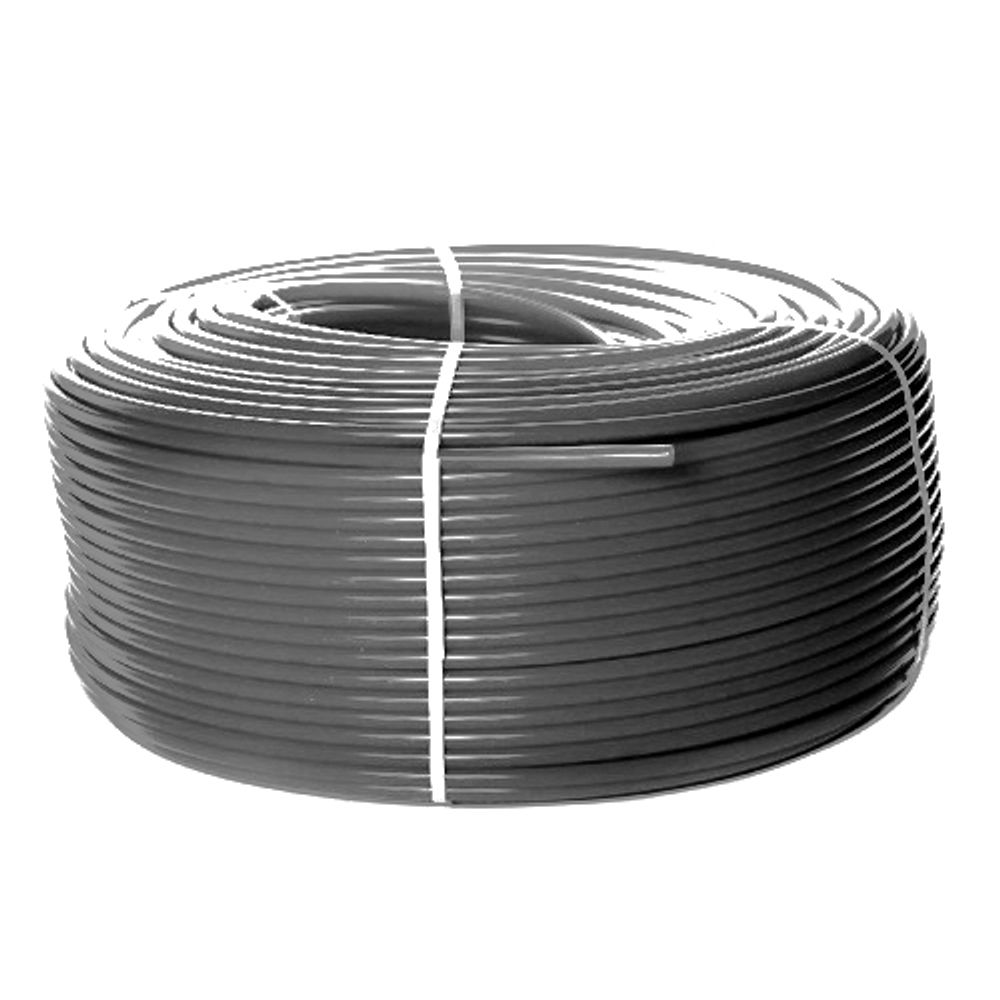 Труба из сшитого полиэтилена STOUT - 25x3.5 (PE-Xa/EVOH, PN10, Tmax 95°C,  бухта 50 м, цвет серый)