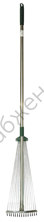 RACO R743, длина 1200 мм, ширина 175-550 мм, с черенком, 15 зубцов, регулируемые веерные грабли (4231-53/743)
