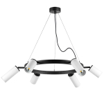 LR016363863 Люстра RULLO 6х50W GU10 ЧЕРНЫЙ (571016+214436-3+214486-3)