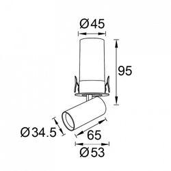 Встраиваемый светильник на штанге Mantra GARDA 9142