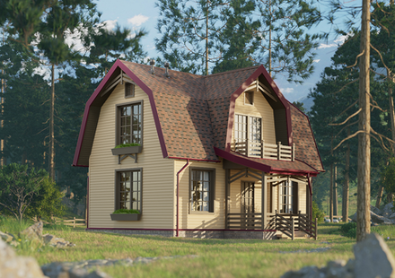 Ламинированная черепица Docke Серия Dragon Standard, тёмно-коричневый  2.38м2