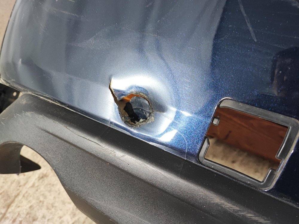 Бампер задний Mazda CX-5 2 (KF) 17-21 Б/У Оригинал KB8A50221